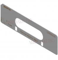 Комплект вставок для шаблона Солдатова «Скрытая петля Apeks (100x22)» 2 штуки